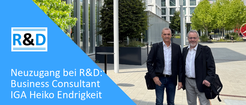 Neuzugang bei R&D IGA Business Consultant Heiko Endrigkeit Neuzugang bei R&D IGA Business Consultant Heiko Endrigkeit