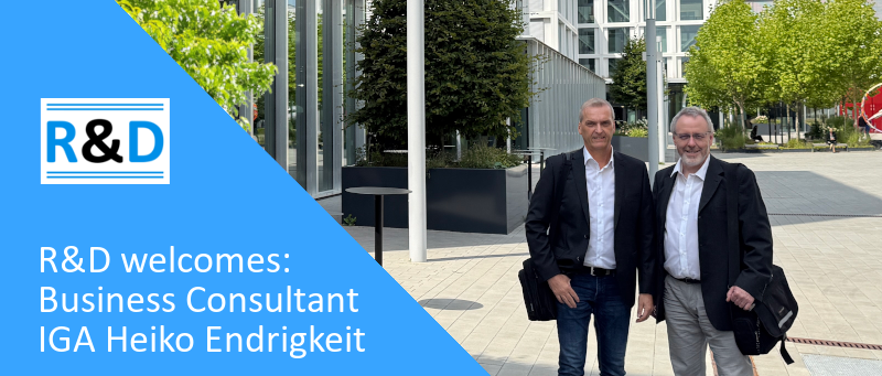 Neuzugang bei R&D IGA Business Consultant Heiko Endrigkeit - englisch Neuzugang bei R&D IGA Business Consultant Heiko Endrigkeit - englisch